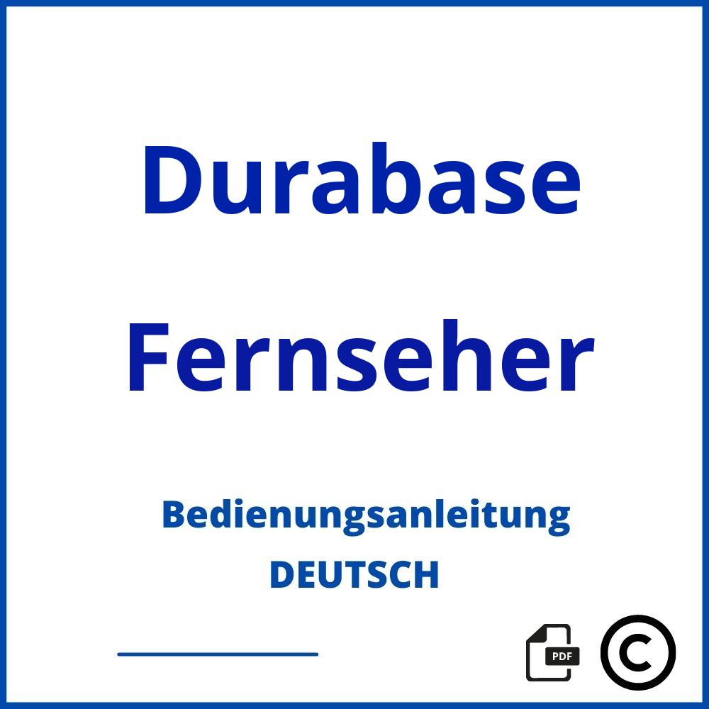 https://www.bedienungsanleitu.ng/fernseher/durabase;durabase tv;Durabase;Fernseher;durabase-fernseher;durabase-fernseher-pdf;https://bedienungsanleitungen-de.com/wp-content/uploads/durabase-fernseher-pdf.jpg;843;https://bedienungsanleitungen-de.com/durabase-fernseher-offnen/