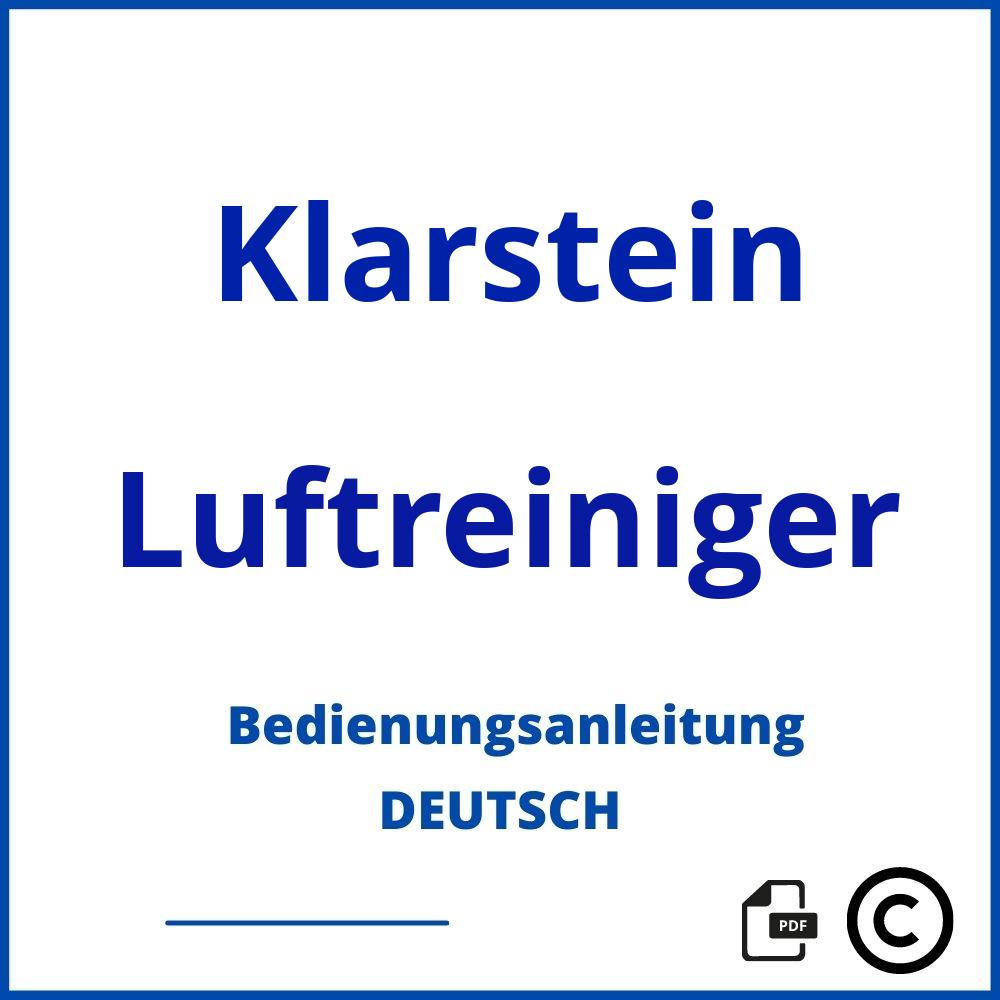 https://www.bedienungsanleitu.ng/luftreiniger/klarstein;klarstein luftreiniger;Klarstein;Luftreiniger;klarstein-luftreiniger;klarstein-luftreiniger-pdf;https://bedienungsanleitungen-de.com/wp-content/uploads/klarstein-luftreiniger-pdf.jpg;795;https://bedienungsanleitungen-de.com/klarstein-luftreiniger-offnen/