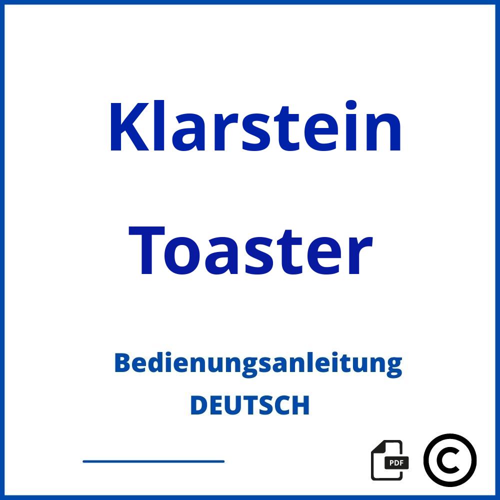 https://www.bedienungsanleitu.ng/toaster/klarstein;klarstein toaster;Klarstein;Toaster;klarstein-toaster;klarstein-toaster-pdf;https://bedienungsanleitungen-de.com/wp-content/uploads/klarstein-toaster-pdf.jpg;581;https://bedienungsanleitungen-de.com/klarstein-toaster-offnen/
