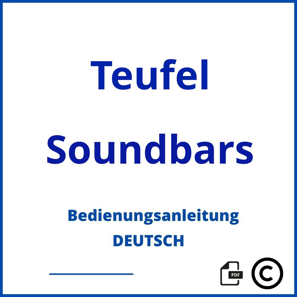 https://www.bedienungsanleitu.ng/soundbars/teufel;teufel soundbar;Teufel;Soundbars;teufel-soundbars;teufel-soundbars-pdf;https://bedienungsanleitungen-de.com/wp-content/uploads/teufel-soundbars-pdf.jpg;406;https://bedienungsanleitungen-de.com/teufel-soundbars-offnen/